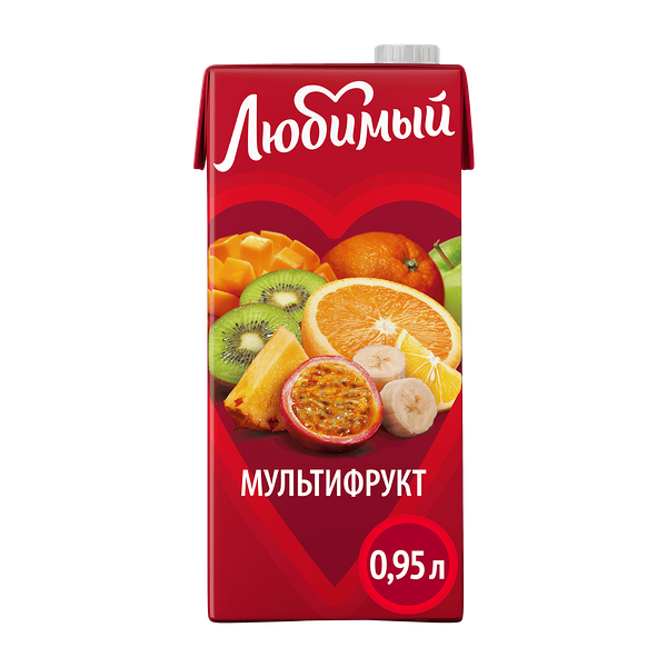 Напиток Любимый Мультифрукт 0.95 л