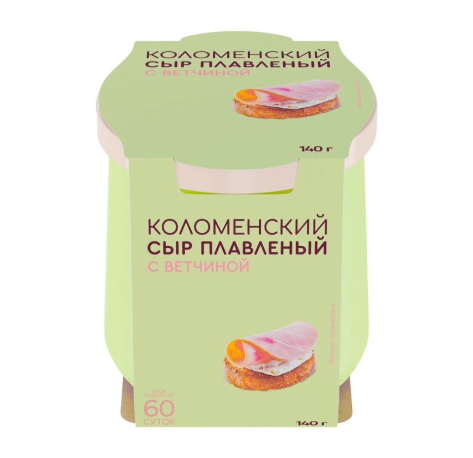 

Сыр плавленый Коломенское молоко с ветчиной 50% 140 г