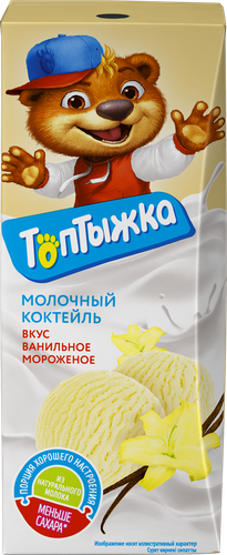 

Коктейль молочный Топтыжка Ванильное мороженое 3.2% 200 г