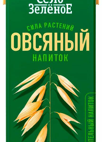Напиток Село Зелёное овсяный 1.8% 1 л