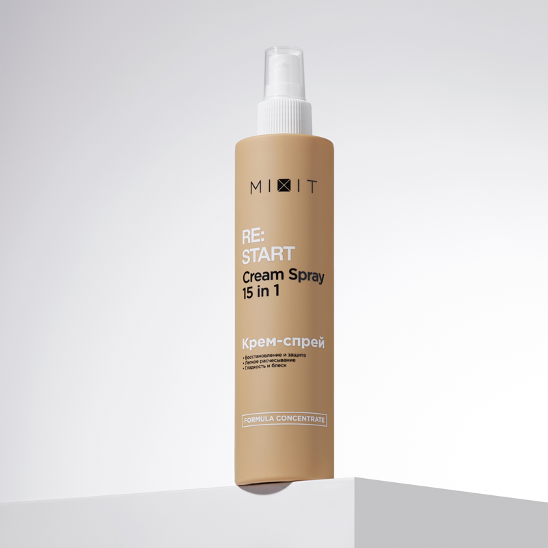 

Крем-спрей для волос Mixit Re:Start Cream Spray Многофункциональный 15 in 1 250 мл