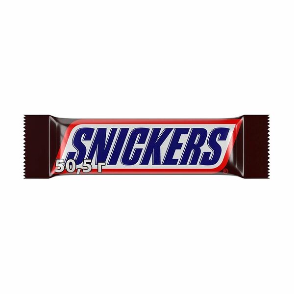 Батончик шоколадный, Snickers, 50,5 г