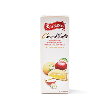 

Печенье Piu Buono с мягкой начинкой из яблок 150 г