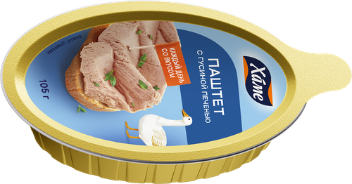 

Паштет Хаме/Hame Деликатесный с гусиной печенью 105 г дизайн упаковки в ассортименте