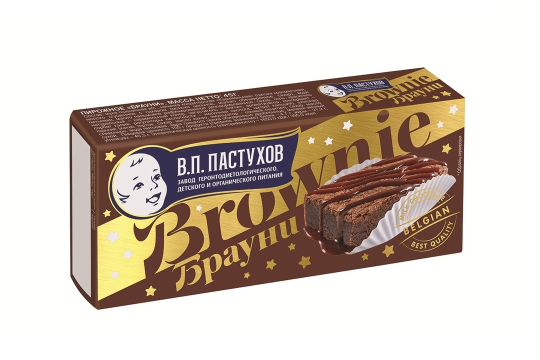 

Пирожное Завод В.П.Пастухова Брауни 45 г