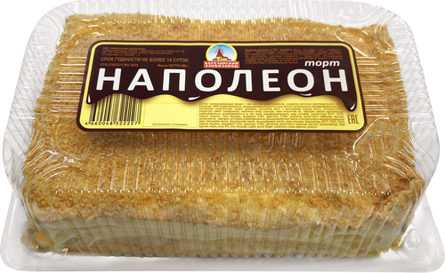 

Торт Наполеон Березовский Хлебозавод 500 г