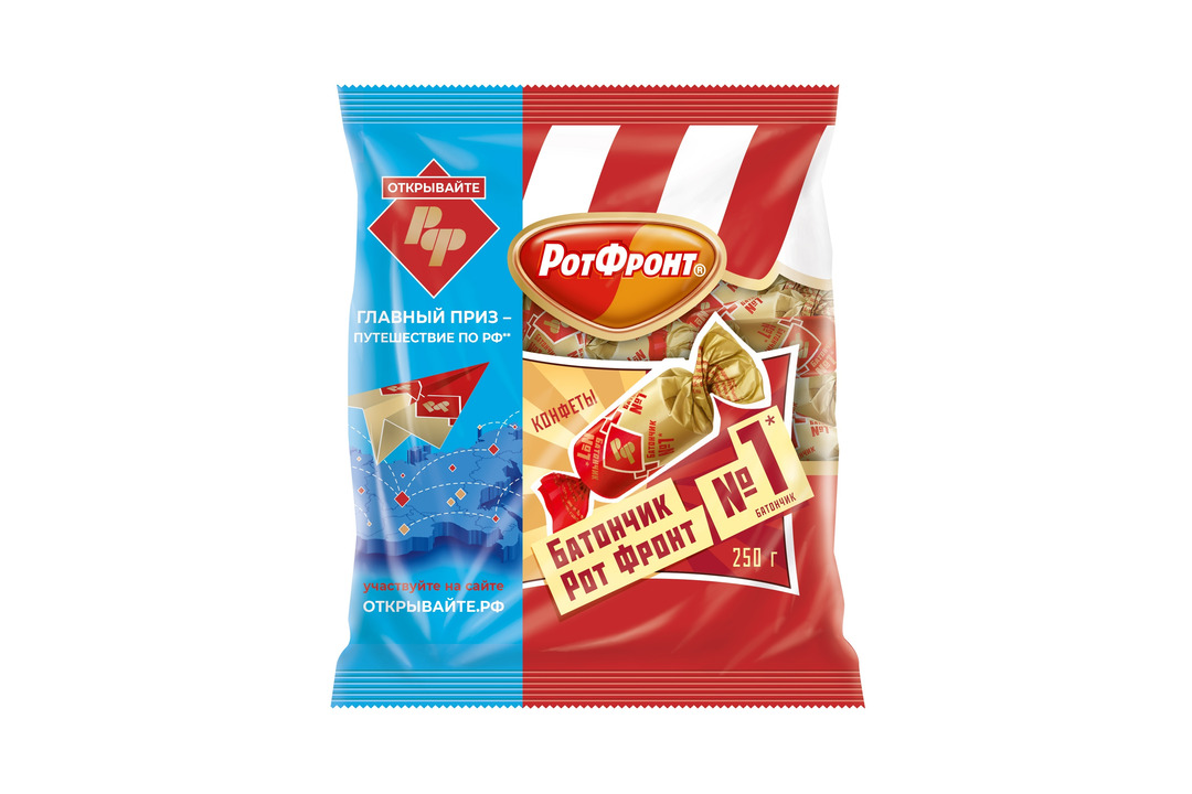 

Конфеты Рот Фронт батончики 250 г