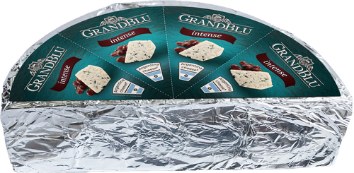 

Сыр с голубой плесенью GrandBlu intense 50% вес