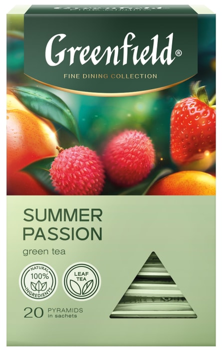 

Чай зеленый Greenfield Summer Passion 20 шт. 36 г