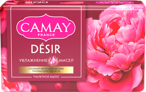 

Мыло для рук Camay Desir Пион и Красные Ягоды 85 г