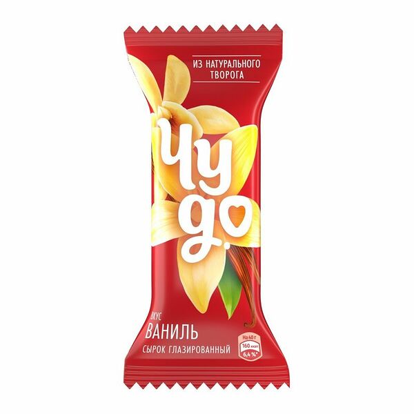 Сырок творожный глазированный Чудо со вкусом ваниль 40 г