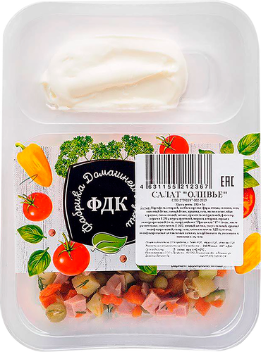 

Салат Фабрика домашней кухни Оливье вес