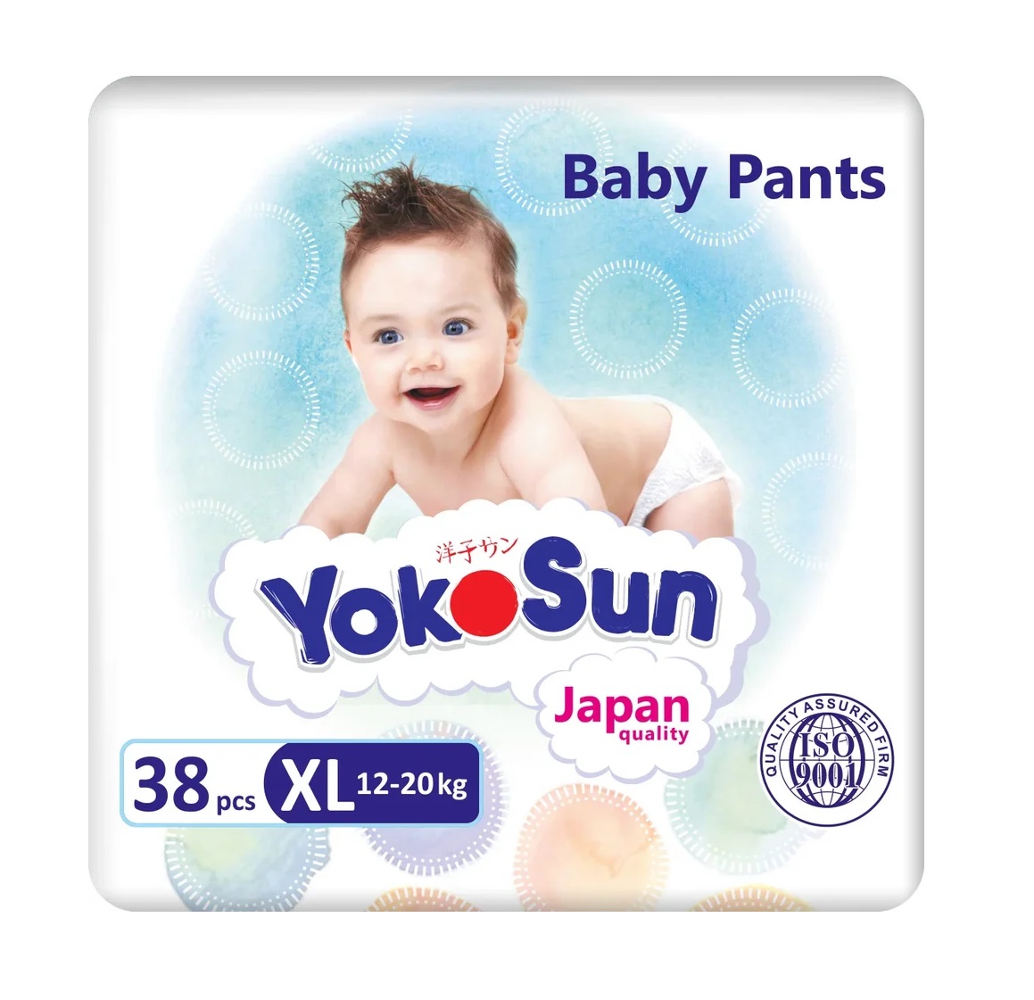 

Подгузники-трусики YokoSun XL 12-20 кг 38 шт