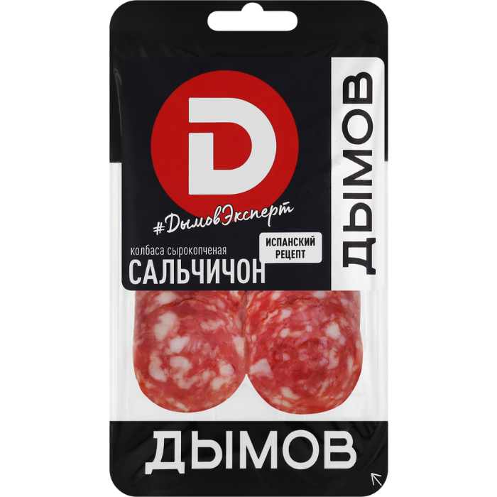 

Колбаса сырокопченая Дымов Сальчичон нарезка 80 г