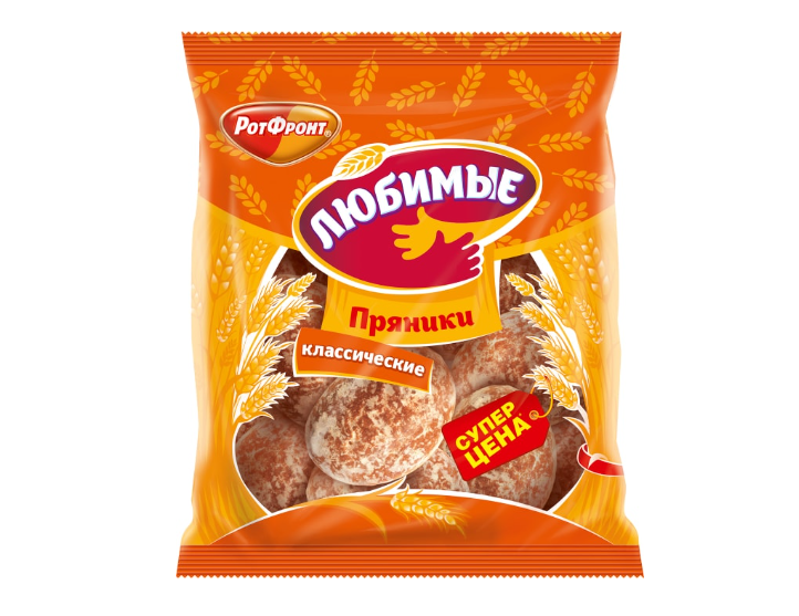 

Пряники Рот Фронт Любимые Классические 400 г