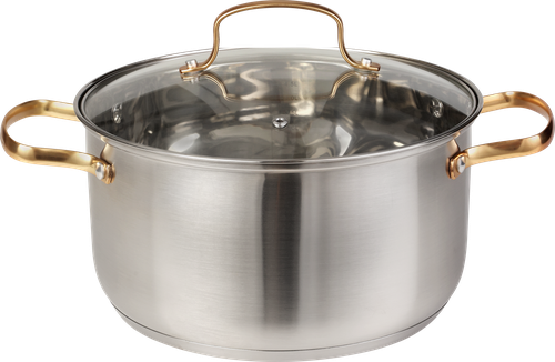 

Кастрюля Homeclub Copper с крышкой 5.5 л, Арт. GSG-05