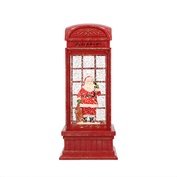 

Сувенир Timstor Будка телефонная с Сантой с наполнением, Бельгия