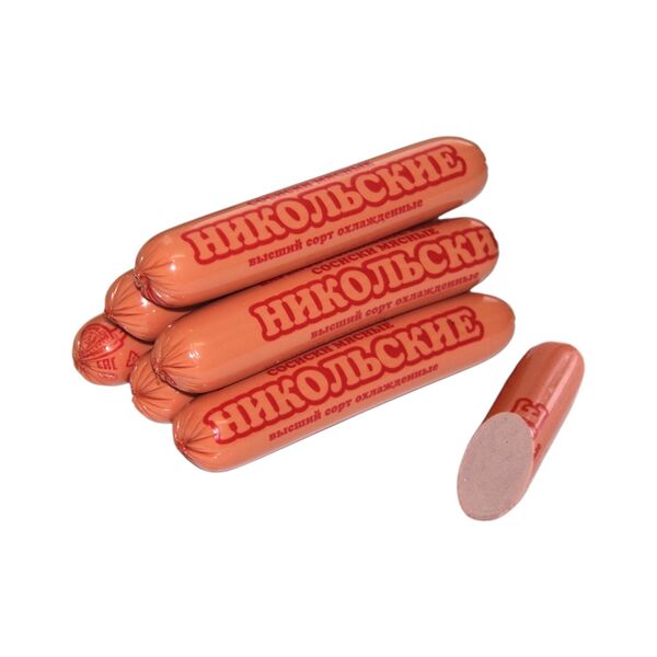 Изд колб мясные вар Сосиски Никольские в/с газ вес