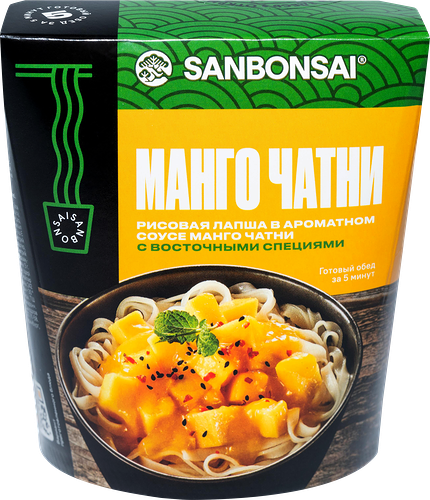 Рисовая лапша SanBonsai Манго Чатни с восточными специями 123 г