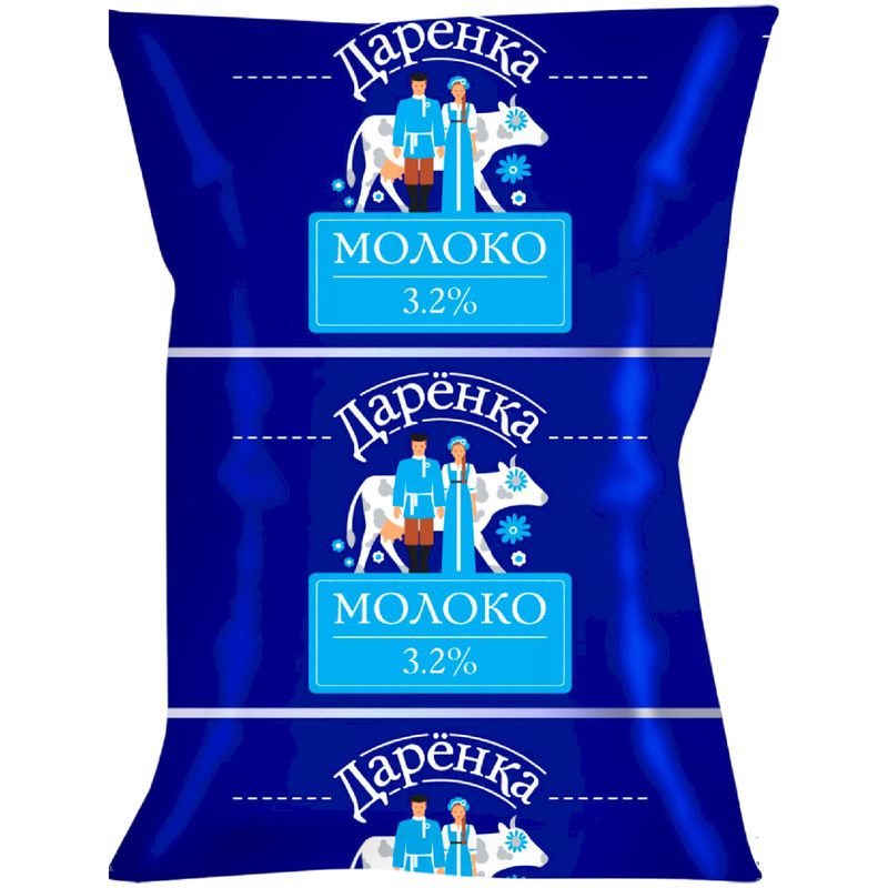 

Молоко ультрапастеризованное Даренка 3.2% 900 г