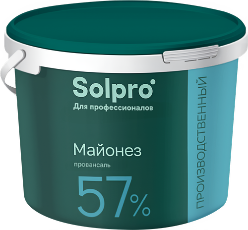 

Майонез Solpro Провансаль классический производственный 57% 9700 г