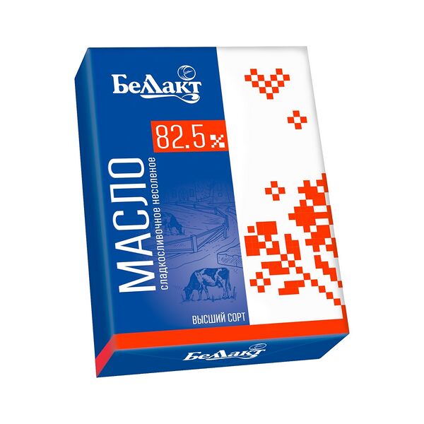 Масло сл/слив несоленое 82,5 % 180г