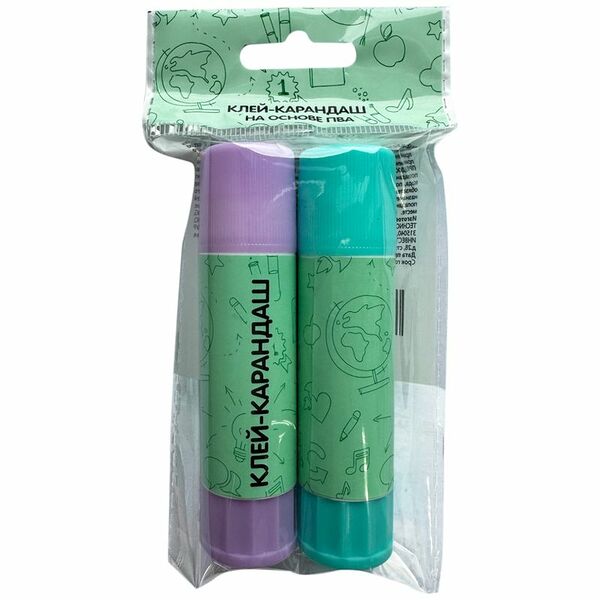 Клей-карандаш на основе ПВА 2 шт
