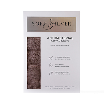 

Полотенце махровое Soft Silver цвет Песчаный берег 70х140 см