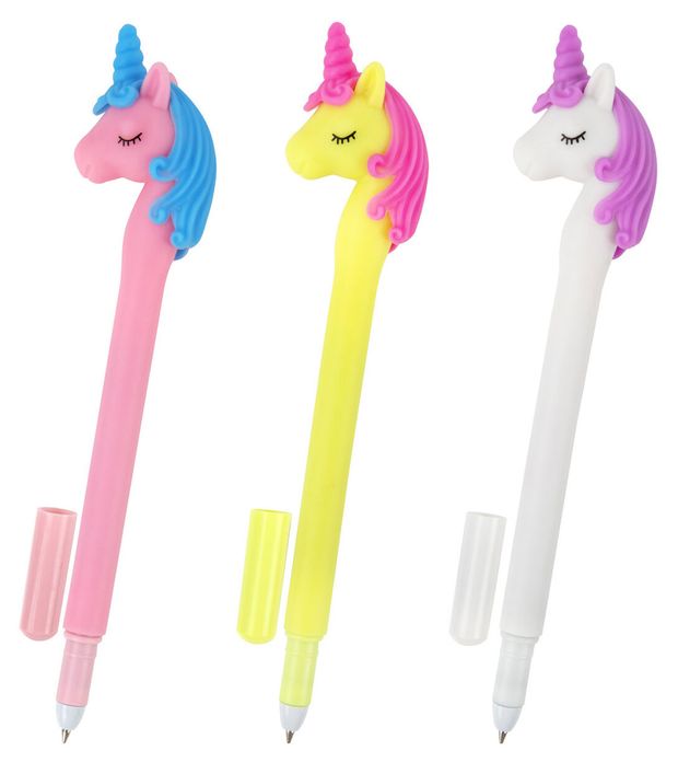 

Ручка шариковая Юнландия Единорог синяя 0,7 мм, 1 шт