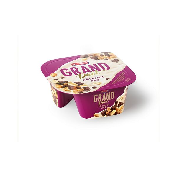 Десерт творожный со вкусом пломбира Айскрим лав Grand Duet мдж 9,1% 138г