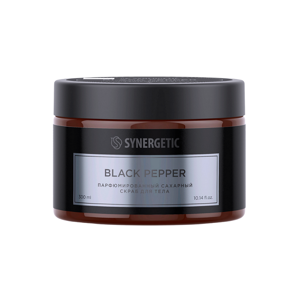 Скраб для тела Synergetic Black Pepper Парфюмированный 300 мл