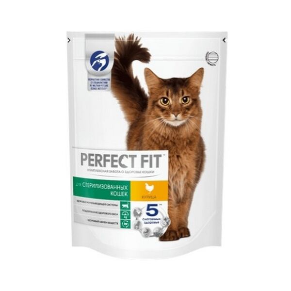 Perfect Fit сухой корм для стерилизов кошек с курицей 190г