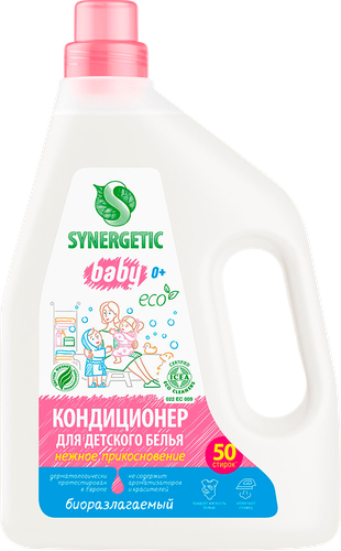 

Кондиционер для белья Synergetic Нежное прикосновение 1.5 л
