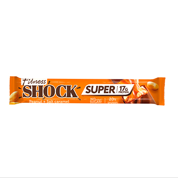

Батончик протеиновый FitnesShock Hi Protein Арахис-соленая карамель 80 г