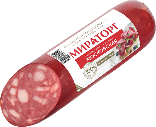 

Колбаса Мираторг Московская варено-копченая 300 г