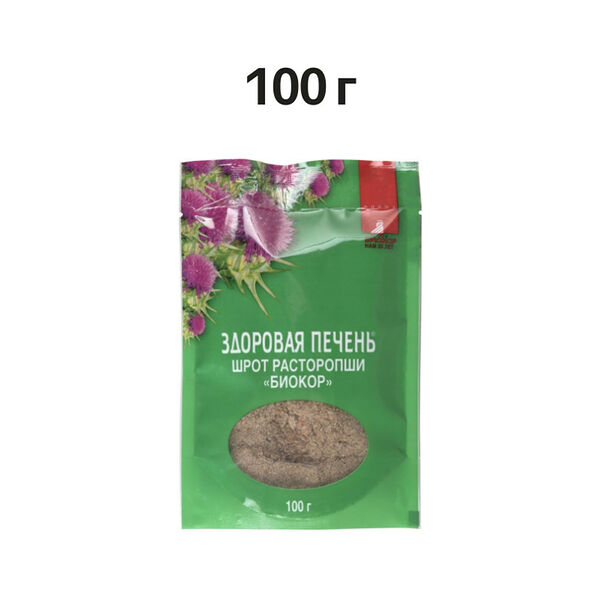 Биокор Здоровая печень Шрот расторопши 100 г
