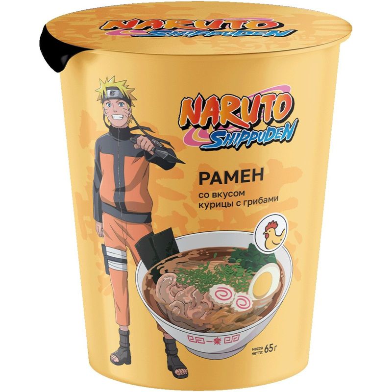 

Лапша Naruto Shippuden рамен курица с грибами 65 г