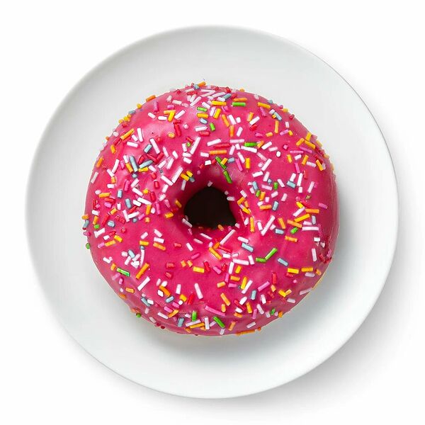 Донат глазированный Bakerton со вкусом клубники, 58 г