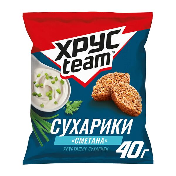 Сухарики Хрусteam Сметана 40 г