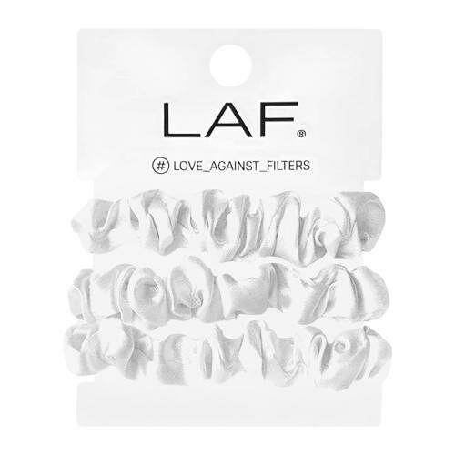 Резинки для волос Laf атласные тонкие 3 шт, в ассортименте