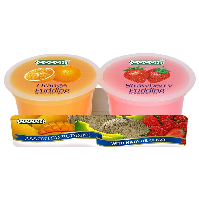 

Пудинг Cocon Апельсин Клубника с кусочками фруктов 2 шт. х 118 г