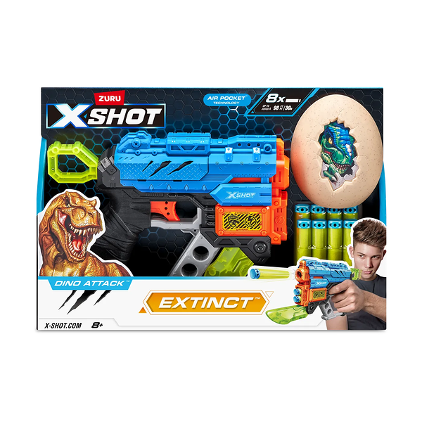 Бластер Zuru X-Shot с мишенью яйцом динозавра 