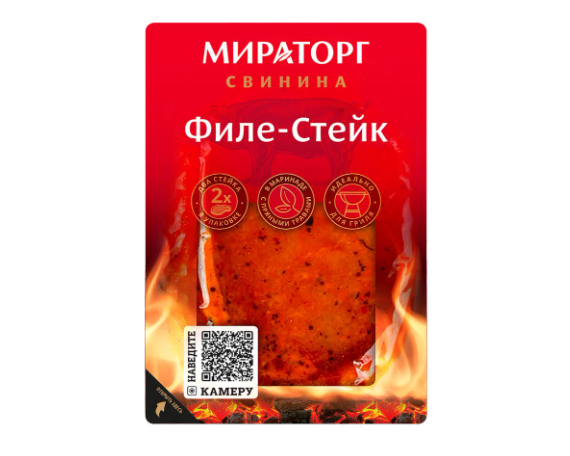 

Филе-стейк из свинины Мираторг охлаженный 300 г