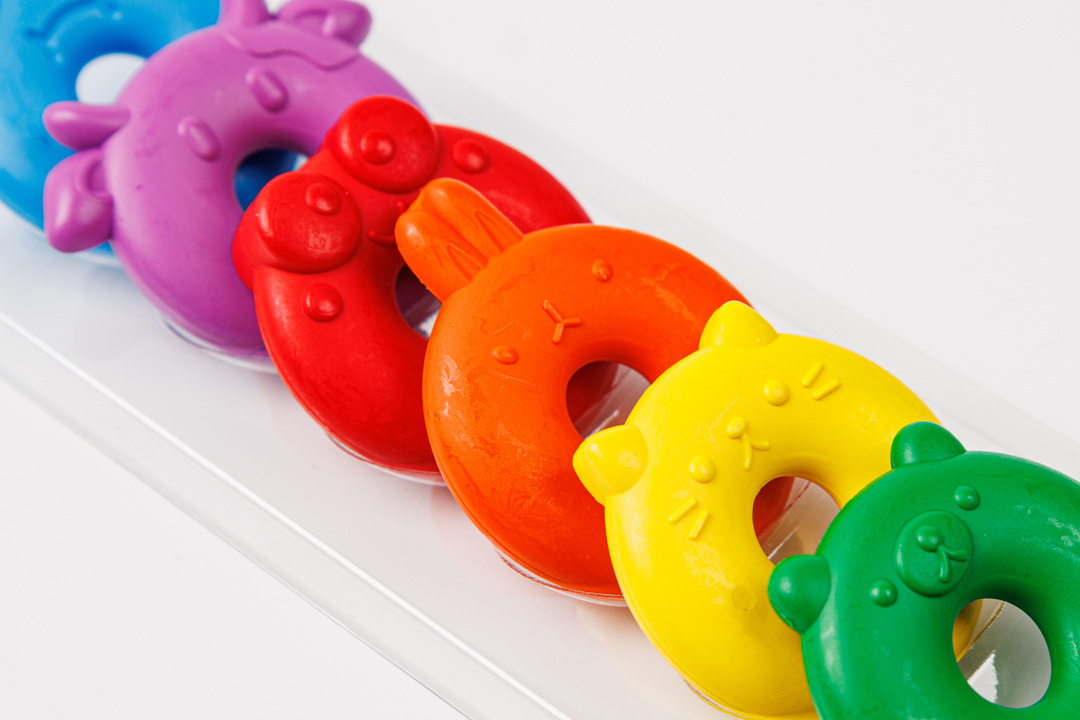 

Восковые карандаши ВкусВилл Пончики 6 шт.