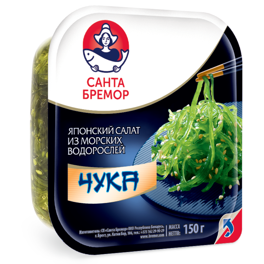 

Морские водоросли Санта Бремор Салат Чука 150 г