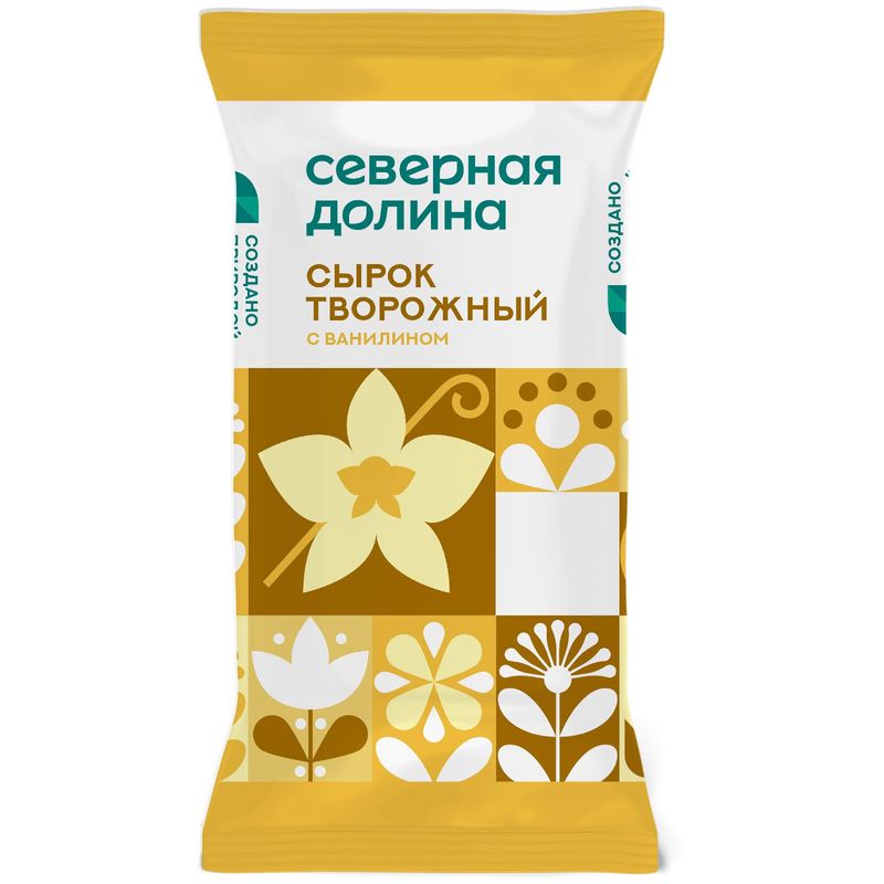 

Сырок творожный Северная Долина с ванилином 8% 90 г