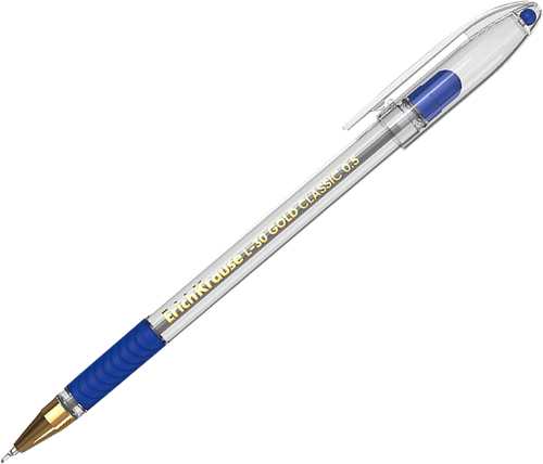 

Ручка шариковая ErichKrause L-30 Gold Stick&Grip Classic 0.5, Super Glide Technology, цвет чернил синий