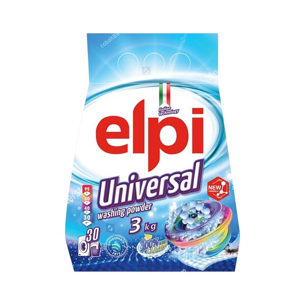 Средство моющее Elpi Universal синтетическое порошкообразное 3кг