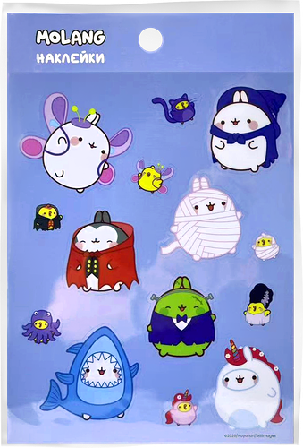 Стикеры Molang 21х14 см
