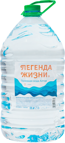 

Вода питьевая Легенда жизни с коррекцией содержания йода негазированная 5 л